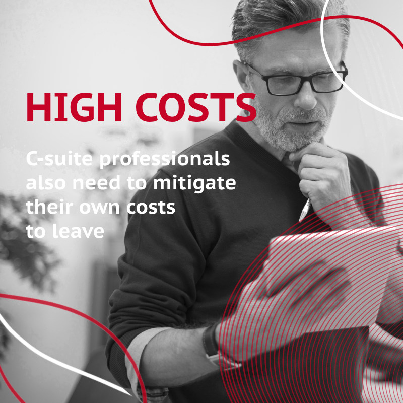 C-suite professionals need to mitigate costs too